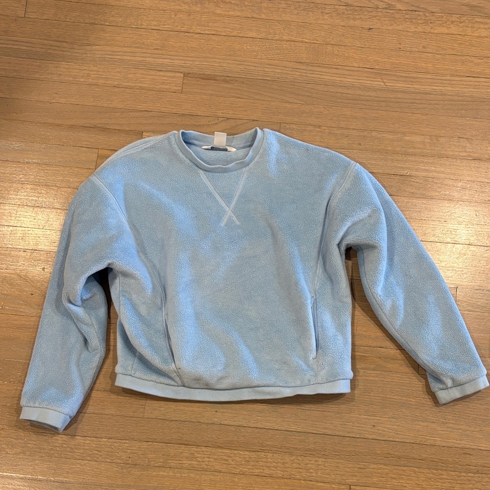 Athleta Girl fleece pullover with pockets